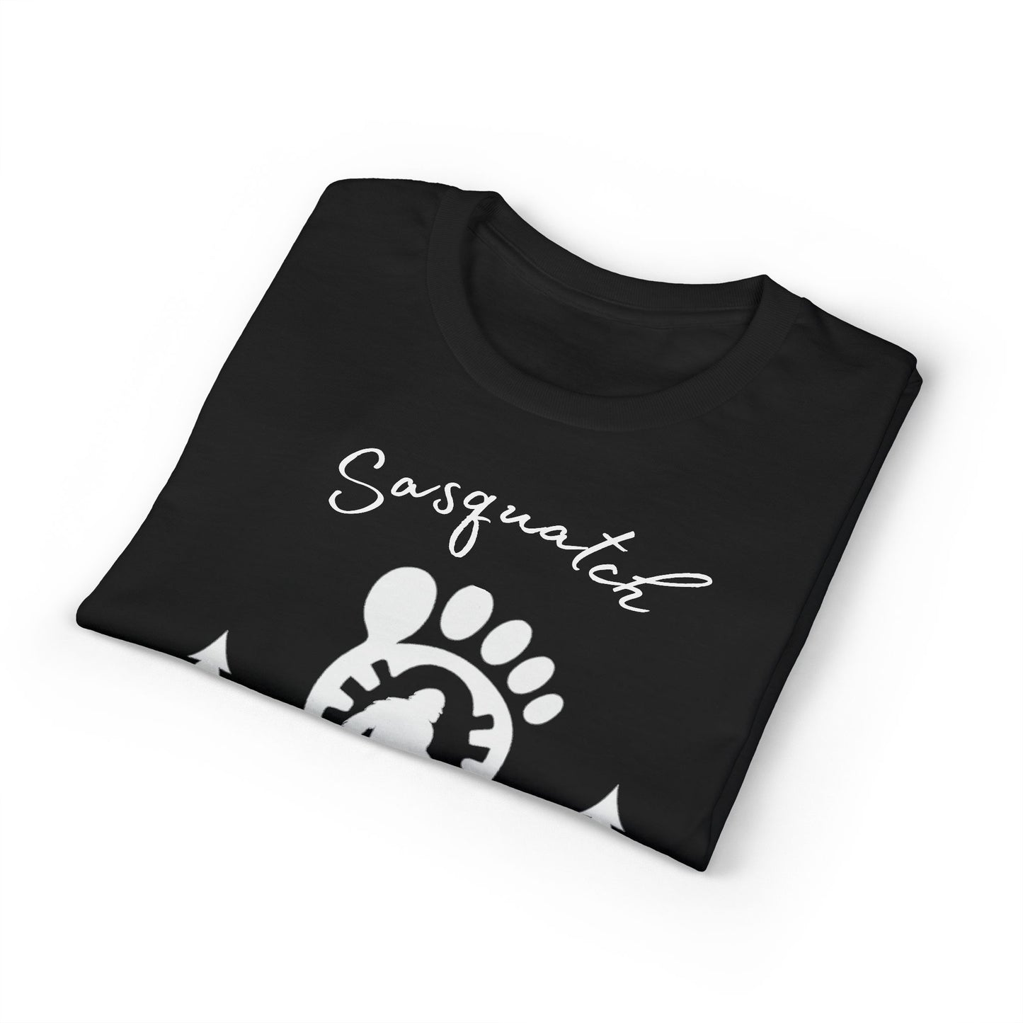 Bigfoot Footprint Graphic T-Shirt — Sasquatch Camp Shirt store logo