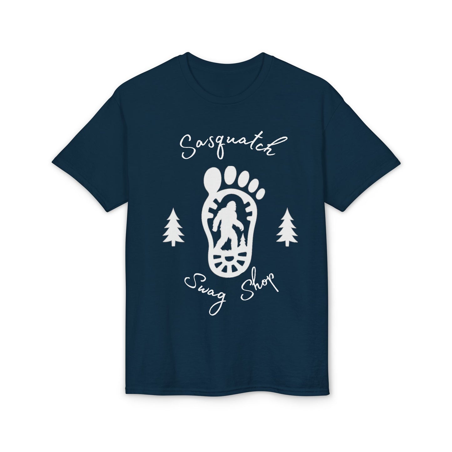 Bigfoot Footprint Graphic T-Shirt — Sasquatch Camp Shirt store logo