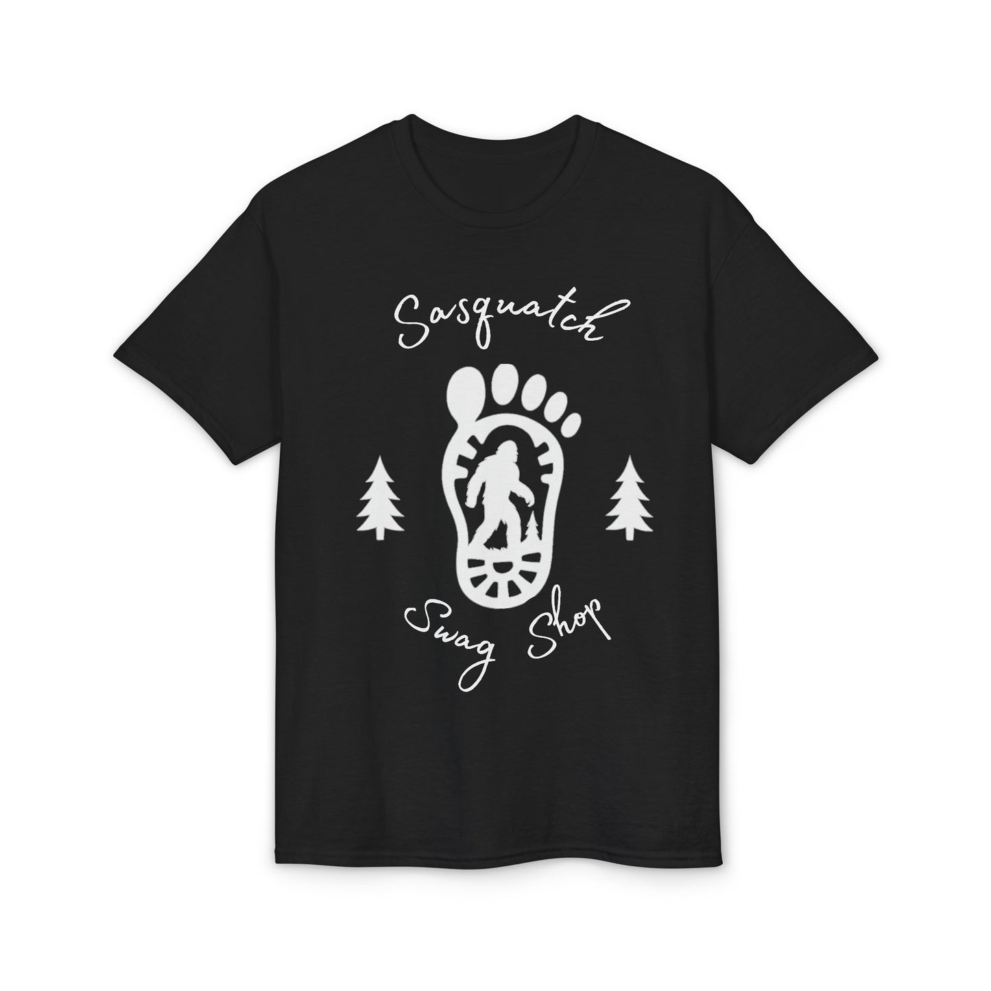 Bigfoot Footprint Graphic T-Shirt — Sasquatch Camp Shirt store logo