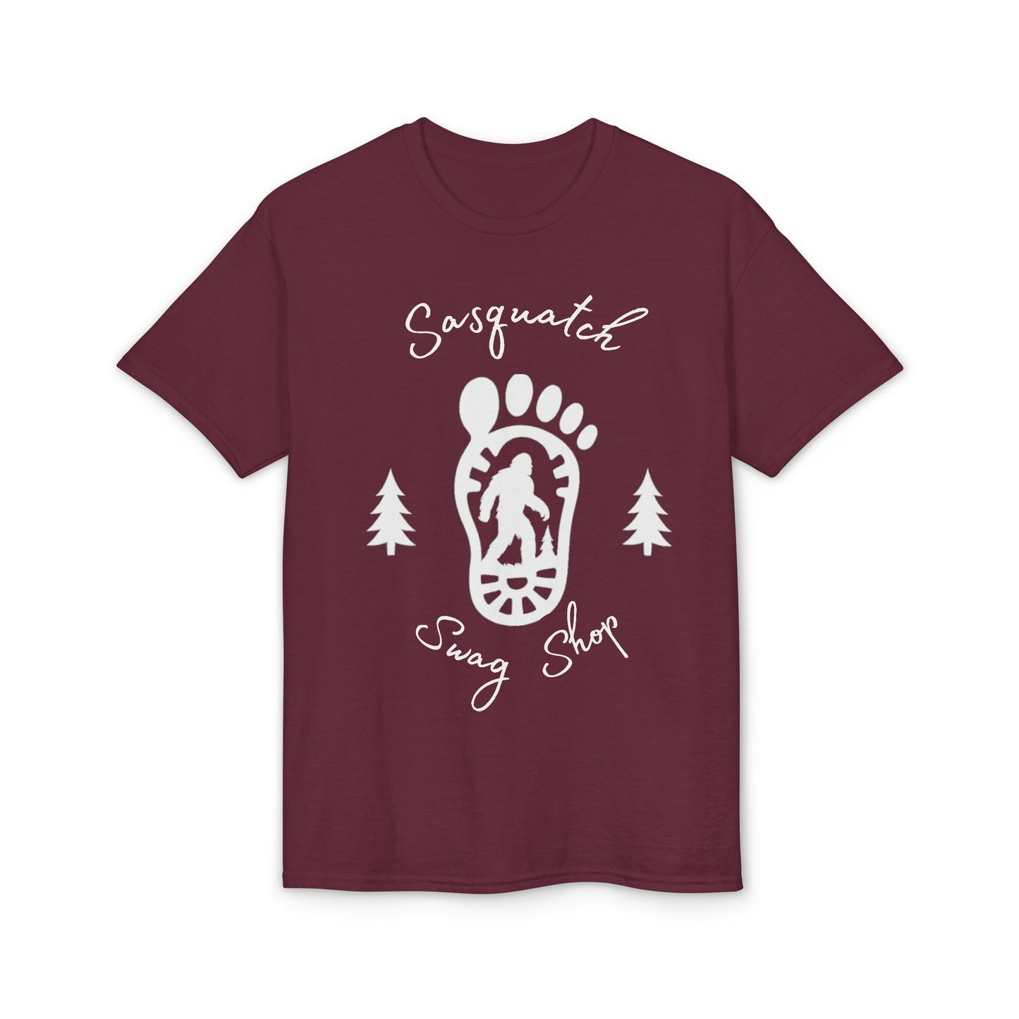 Bigfoot Footprint Graphic T-Shirt — Sasquatch Camp Shirt store logo