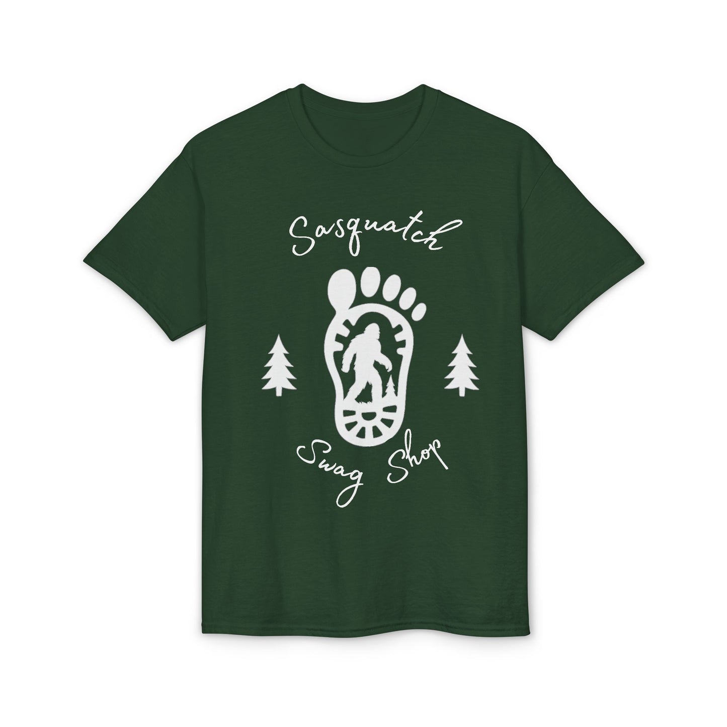 Bigfoot Footprint Graphic T-Shirt — Sasquatch Camp Shirt store logo